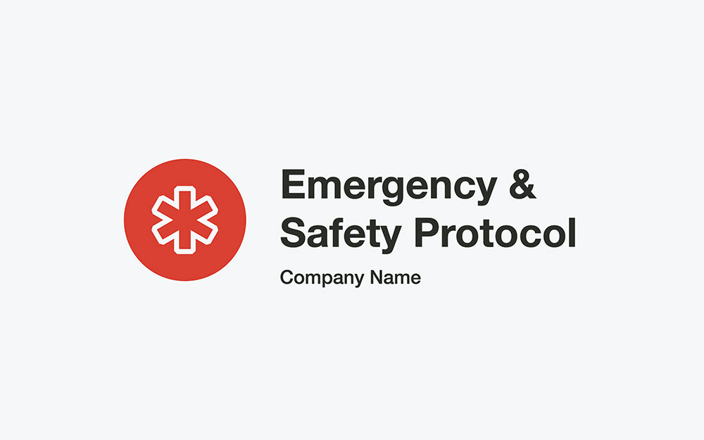 Emergency & Safety Protocol Template [Customizable]